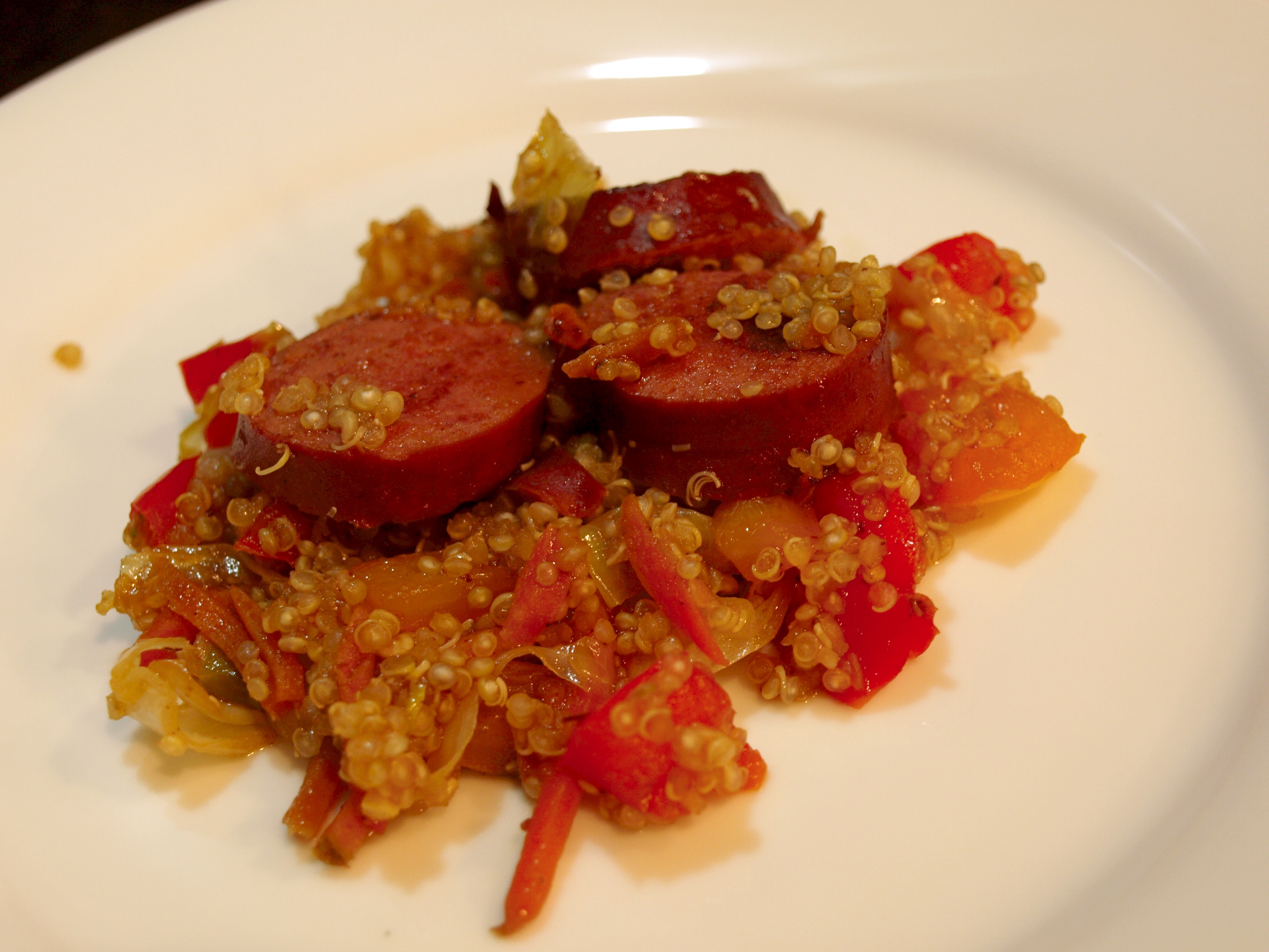 Quinoa stir-fry