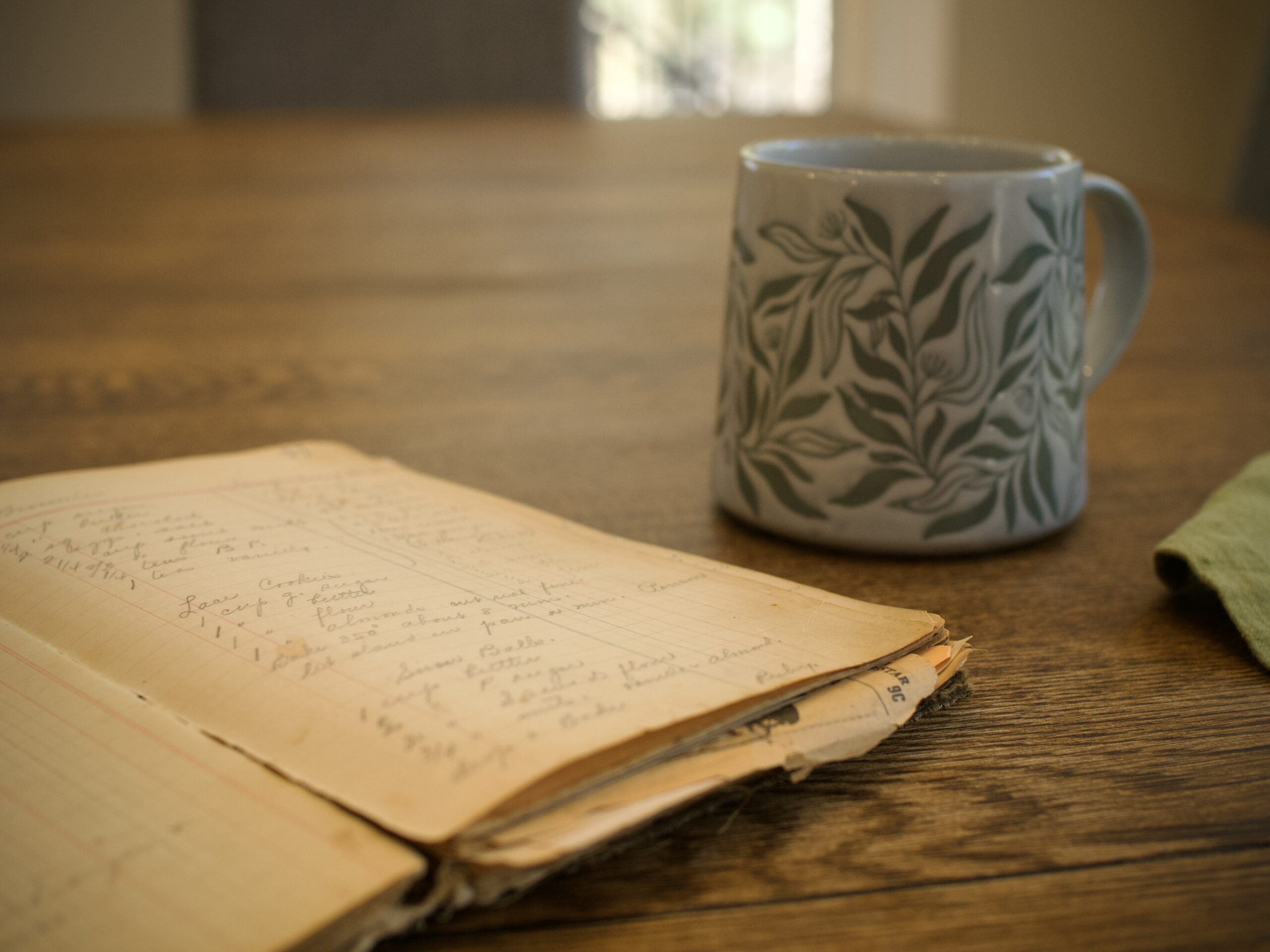 tea + GG's cookbook