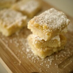 Stacked lemon bars