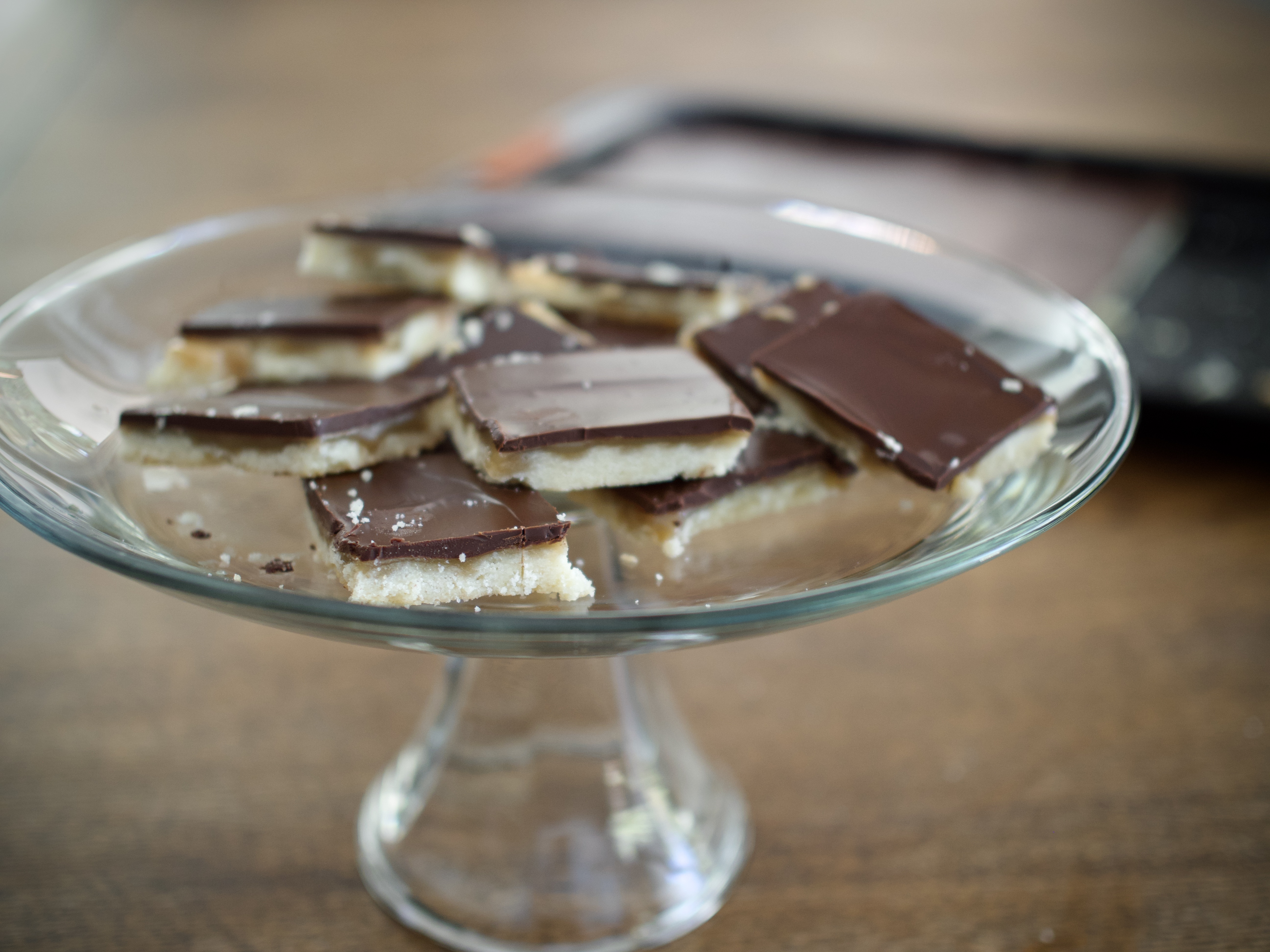 Finished platter of bars